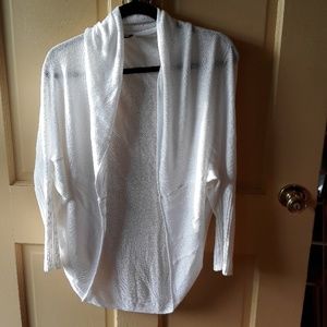 Cream colored long sleeve shrug